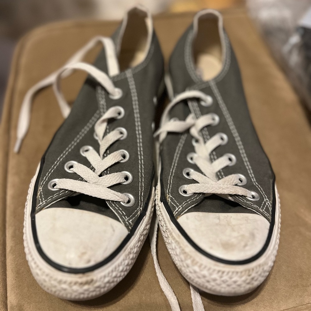 Gray Converse All Stars
